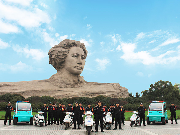 橘子洲5A風(fēng)景區(qū)安保項(xiàng)目隊(duì)員風(fēng)采